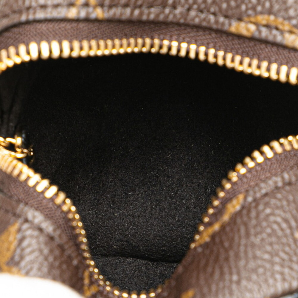 LOUIS VUITTON Authentic Brown Monogram Leather Pouch - Picture 7 of 12